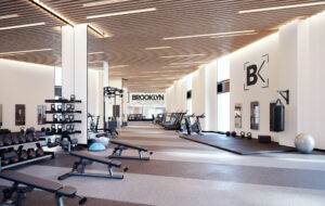 Brooklyn Crossing's expansive fitness center